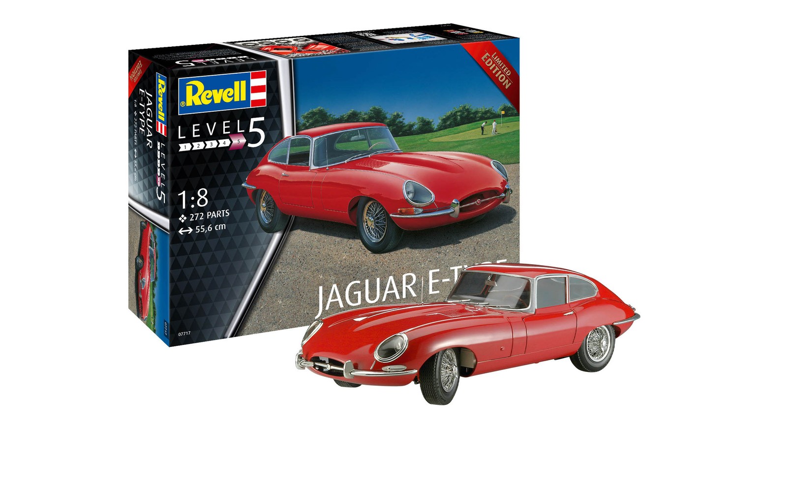 Revell of Germany 07717 1:8 Jaguar E-Type Car Limited Editio