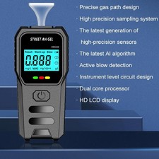 Noncontact Alcohol Breathalyzer with Voice Announcements and LED Screen