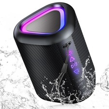 Bluetooth Speaker, 2025 Portable Wireless Speakers with Led Light, Bluetooth ...