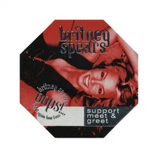 Britney Spears 2000 Oops! I Did It Again Concert Tour Backstage Pass