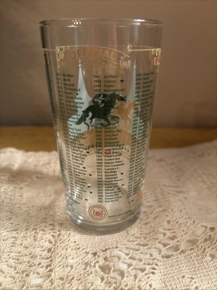 145th Kentucky Derby 12 OZ como nuevo vidrio de julep 2019 Churchill Downs Foto 3 de 4