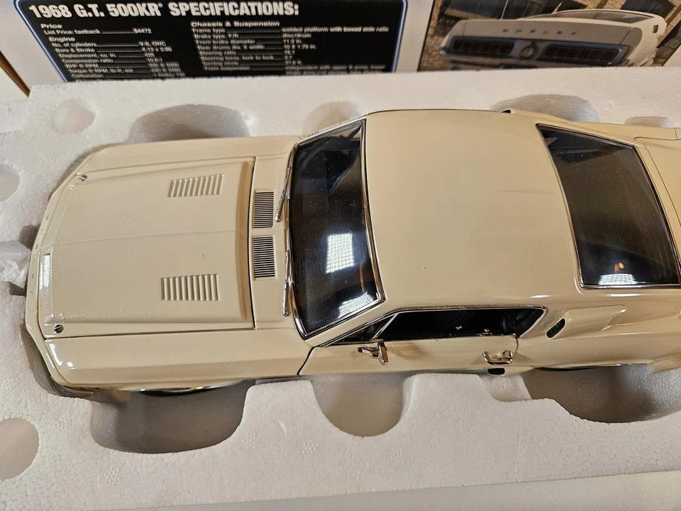 Exact Detail 1968 Shelby GT 500KR 1/18 Scale Diecast Limited Edition - Image 3 of 4