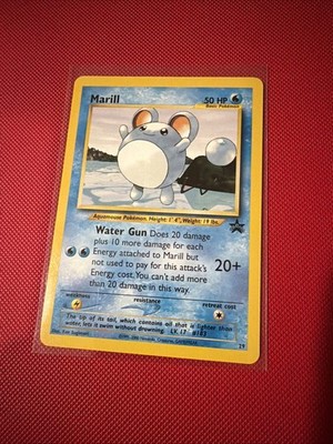 Marill 29 Black Star Promo Pokemon Card Eizards of the Coast Near Mint