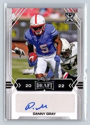 2022 Leaf Draft #BA-DG1 Danny Gray Autographs