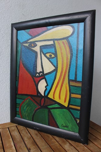 PABLO PICASSO GEMÄLDE NACH AKT FEMME MOURLOT RAHMEN VP: 2400€* - Bild 7 von 8