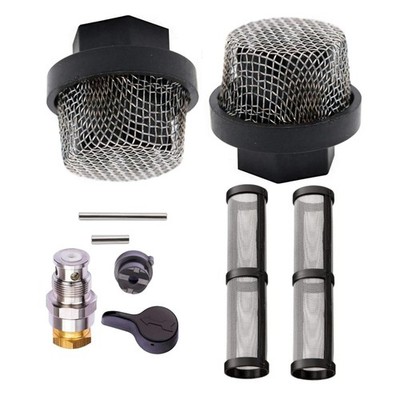 (1+2+2pk) 235014 Prime Spray Valve & 246385 7/8-Inch UNF Inlet Strainer Scree...