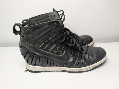 Nike Dunk Sky Hi 2.0 Joli Black White Sandal Wedge Shoes Women s Sz 8.5 Swoosh