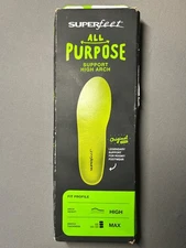Superfeet All-Purpose Support High Arch Insoles: Size C (M 5.5-7, W 6.5-8)