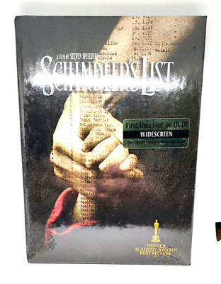 Schindler's List -Steven Spielberg Film 2004 Sealed Widescreen Edition DVD Movie