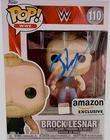 Brock Lesnar Signed Autographed Funko POP 110 JSA Authenticated Blue