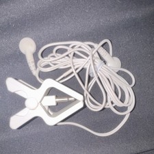 White Wired In-Ear Earbuds, 3.5mm Jack, On-Cable Built-In Mic, Double