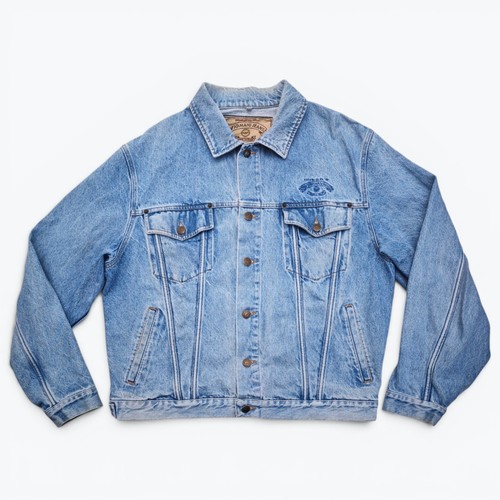 Armani Jeans, Armani Jeans 80er 90er Vintage Jeansjacke Gr. 52 Made In Italy Baumwolle Giorgio