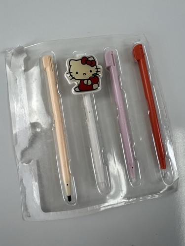 Hello Kitty Nintendo DS Stylus Set Of 4 Special Edition Hello Kitty Replacement
