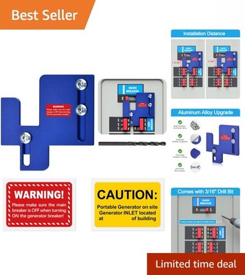Eaton Compatible Interlock Kit - 200 Amp, Heavy-Duty Aluminum for Generator Use