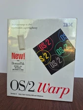 Sealed IBM OS/2 Warp V3 Version 3 New in Box Plus BonusPak Bonus CD ROM NEW