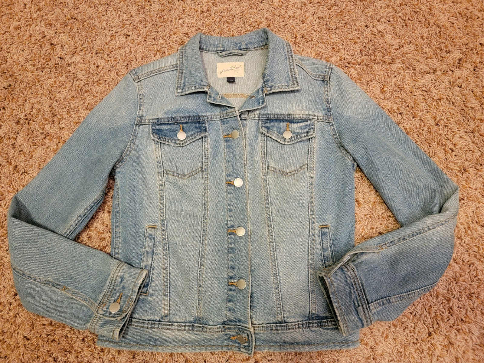 2017 Target Universal Thread Light Denim Jean Jac… - image 1