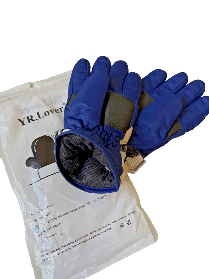 Kids Ski Gloves Waterproof Thermal Warm Ski Snow Gloves unisex - Image 2 of 4