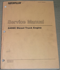 Cat Caterpillar 3406c Truck Engine Service Shop Repair Manual Book 3zj 5kj
