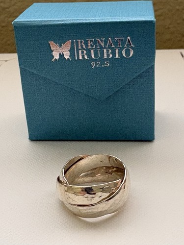 Renata Rubio 92.5 Wide Weekend Sterling Silver Ring