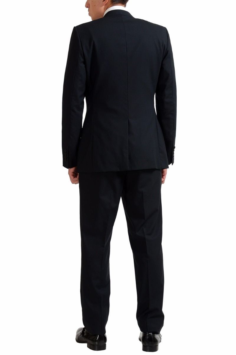 Christian Dior Men's Black 100% Wool Two Button Suit Size 40 42 | eBay