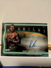 Randy Brown Horizon Signatures Auto Twilight /99 - 2025 Topps Midnight UFC