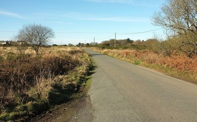 Foto 6x4 Straße auf Kirche Hay Down Churchtown \/SX0977 Eine kleine Fläche von einem c2017