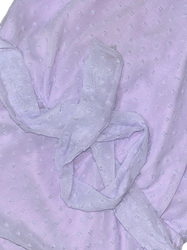 Quiz Women’s Lilac 100% Polyester Lined Short Sleeve V-Neck Blouse Top Size UK8 - Picture 4 of 11