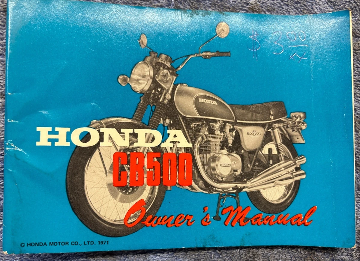 CB500 Motorcycle Repair Manuals & Literature for sale | eBay