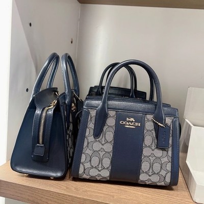 NWT COACH Andrea Carryall Bag In Signature Jacquard - CT766