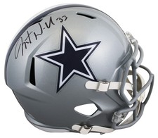 Cowboys Javonte Williams Signed Full Size Speed Rep Helmet BAS Witnessed
