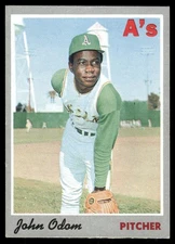 1970 Topps #55 John Odom - GOOD