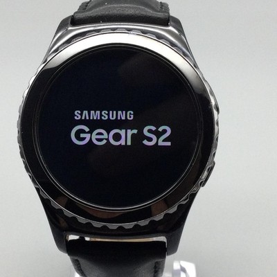 Samsung Gear S2 Classic Smart Watch 40mm Leather Band Untested SM-R732 NFC