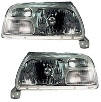 Scheinwerfer Set FüR Suzuki Grad Vitara 1998-2005 H4 Halogen LWR Streuscheibe
