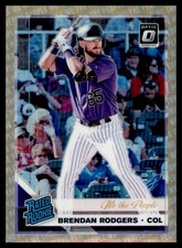 Brendan Rodgers Rookie #96 2019 Panini Donruss Optic We the People Prizm RC /76