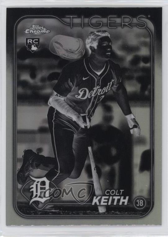 2024 Topps Chrome Update Negative Refractor Colt Keith #USC8 Rookie RC 0c3h