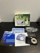 Samsung ES19 12.2MP Digital Camera Black   Tested  Working - Boxed