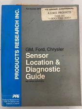 1993 GM Ford Chrysler Sensor Location & Diagnostic Guide w/ Schematics PRI