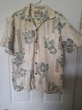 Local motion short sleeve button up aloha shirt