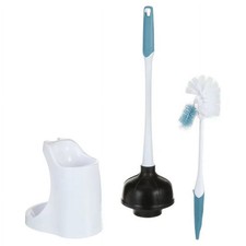 Great Value Plunger and Toilet Brush Set,Freestanding storage box