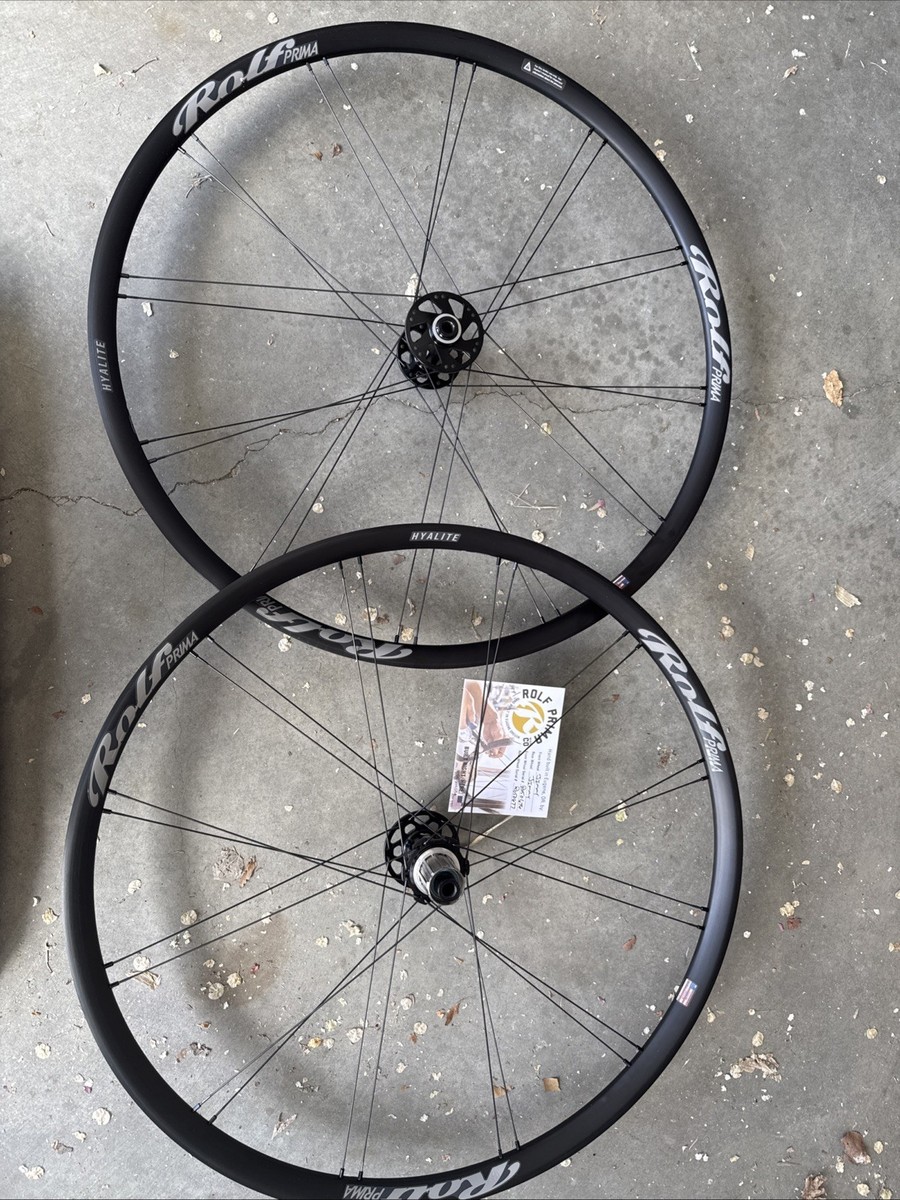 Rolf Prima Hyalite ES Alloy 700c (622) 11-speed Wheelset, 12mm thru 