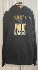 Nike Wrestling  Can  t Take Me Down  Black Hoodie/Sweatshirt Size X-Large New