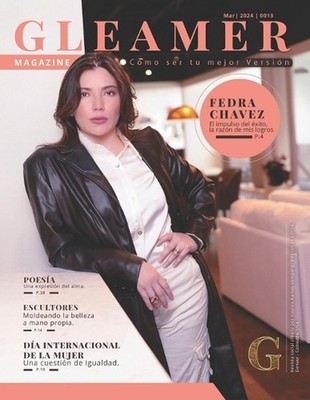 GLEAMER Magazine (Marzo 2024): Fedra Chavez by Yasmin Ramos Paperback Book