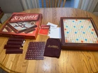 Vintage SCRABBLE deluxe turntable board game - Parker Brothers 2001 - COMPLETE