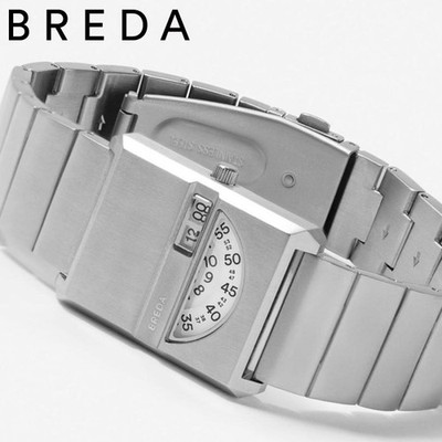 Breda Women's Watch BREDA PULSE TANDEM 1747b Retro Antique Square