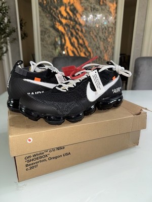 Nike Air VaporMax Off-White  The Ten  AA3831-001 | OG Box | Black/White | Rare 