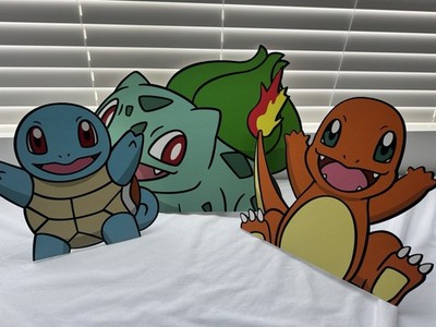 Pokemon Promotional Target Cardboard Display: Charmander / SQUIRTLE / BULBASAUR