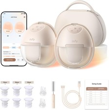 eufy Security Breast Pump S1 Pro, Heated Wearable Slim Hands-Free new