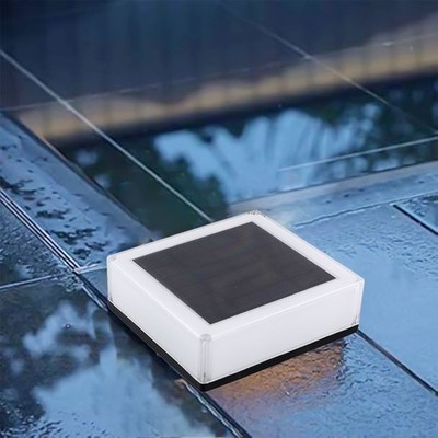 Solarbetriebene Außenleuchte für Gartenpfosten energiesparend und wasserdicht