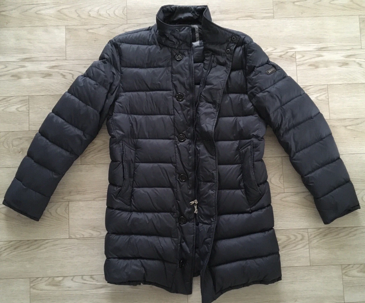 Hackett Men Smart Blazer Down Padded Slim Fit Puffer Jacket Coat