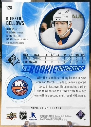2020-21 Upper Deck SP Rookie Authentics u-pick - Picture 40 of 54
